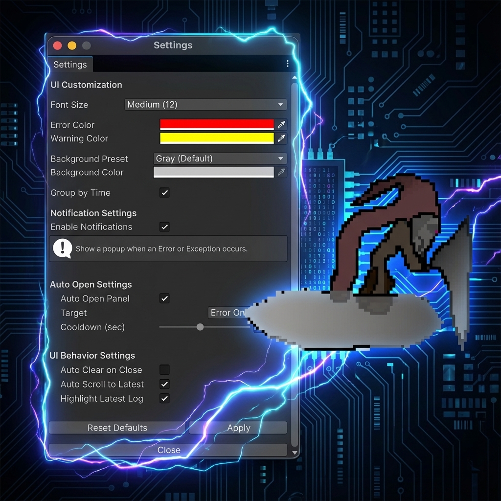 Customizable Settings